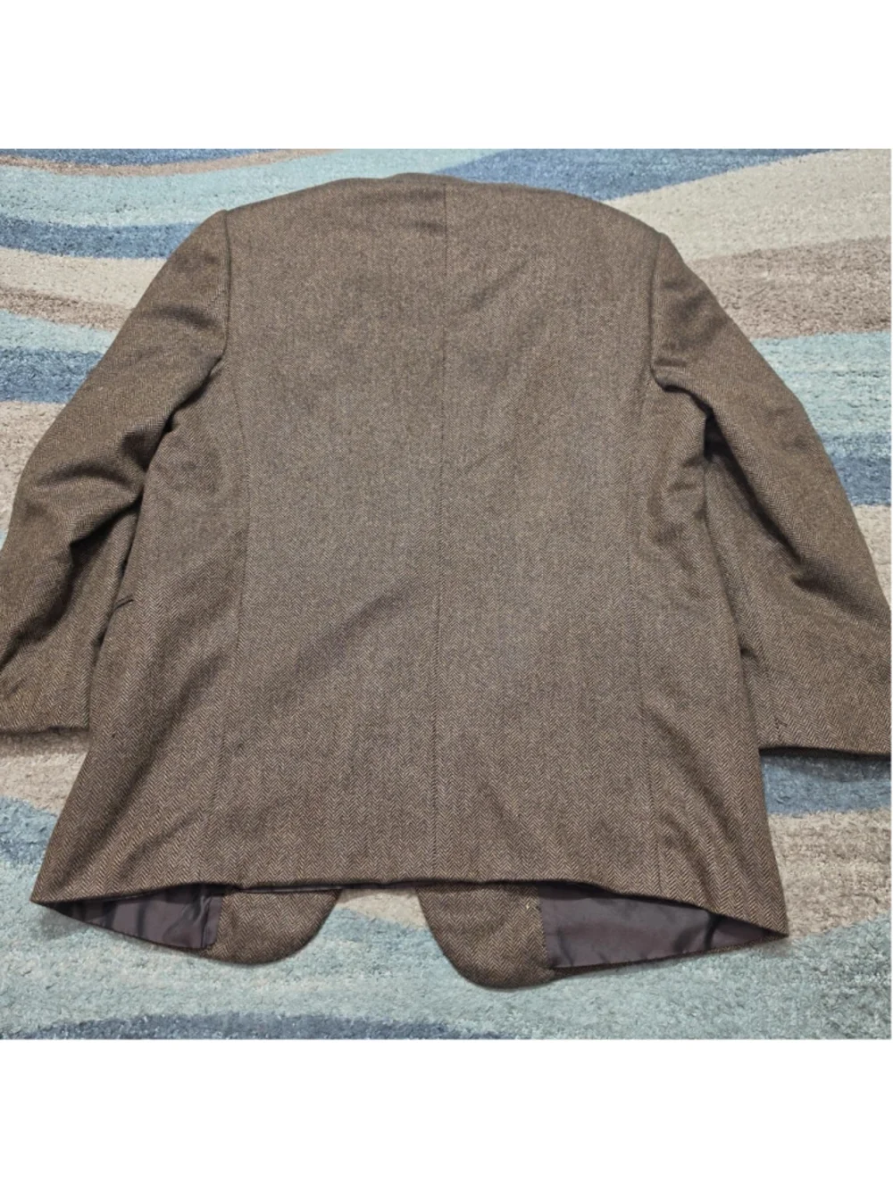 Loro Piana 100% Cashmere Brown Herringbone Blazer Sport Coat Made in Italy 48R